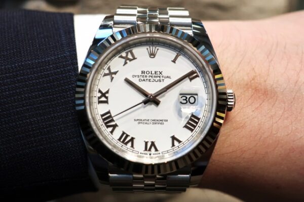 2025年製・DATE JUST 41・Ref.126334・ホワイトローマ
