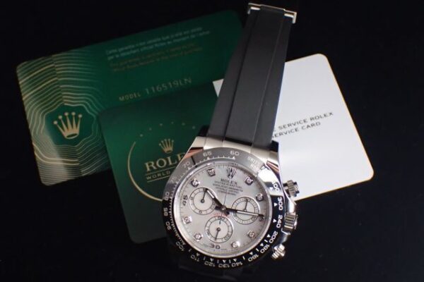 お勧めのホワイトシェル文字盤・Ref.116519LNNG