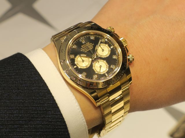 ダイヤ&ブライトブラックの輝き Ref.126508